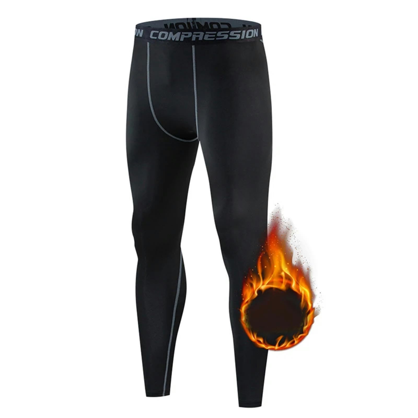 MdybF Abbigliamento Termico da Uomo Uomini Lunghi Johns Biancheria Intima Termica Inverno Pantaloni Caldi Lunghi
