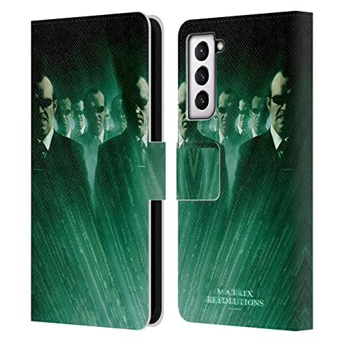 Étui Matrix Smiths Art Clé pour Samsung Galaxy S21 5G portefeuille cuir imprimé