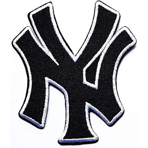 I Love NY Patches Sport Team Logo Sign Patch Iron on Applique Embroidered Sew On Patch Jacket T Shirt Patch Sew Iron on Embroidered Symbol Badge Cloth Sign Costume Cover