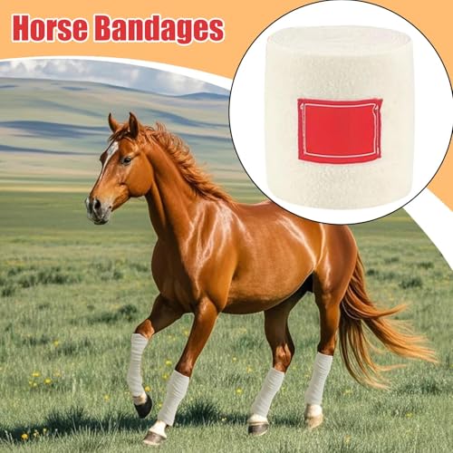 Bandage vétérinaire pour cheval flexible et élastique pour un soutien optimal