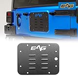 EAG Tailgate Vent-Plate Cover Spare Tire Carrier Delete Fit for 07-18 Wrangler JK