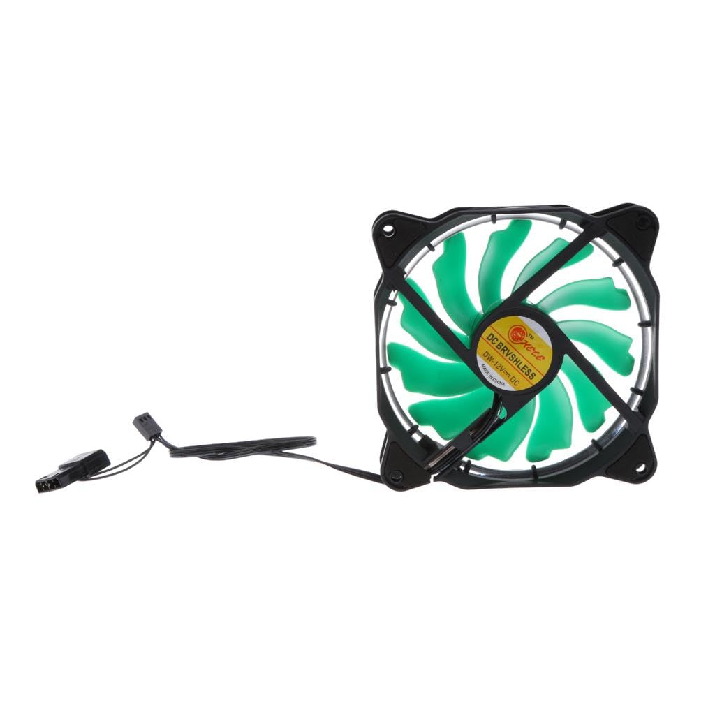 CALANDIS™ 120mm Case Fan Solar Eclipse Hydraulic Bearing Quiet Cooling LED Fans Green | Computer Case Fans | Fans, Heat Sinks & Cooling | Computer Components & Parts