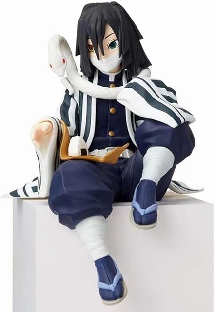 Ghost Slayer, Anime Cartoon Characters, Anime Character Doll Models, Character Statue Collectibles, Gifts for Fans (Iguro Obanai)