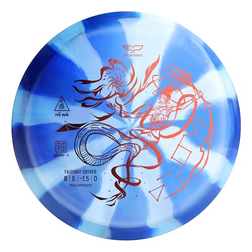 Yikun PDGA Disc Golf Distance Driver 170-182g Glaze-x Line NUWA Perfect for Outdoor Games and Competition