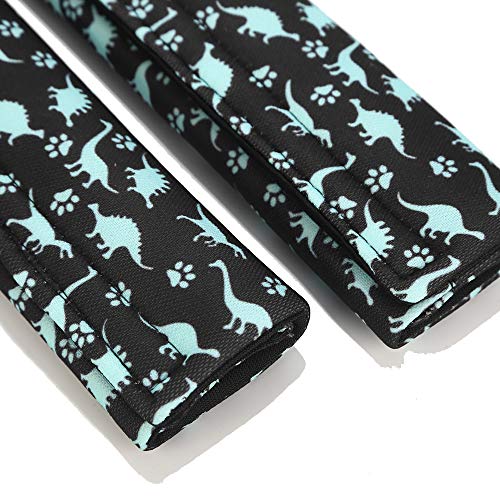 Image of Baby Seat Belt Strap Cover, 2 Pcs Kids Car Seat Belt Cushions Pads, Shoulder Strap Protectors for Girls Boys (Dinosaur 2A)