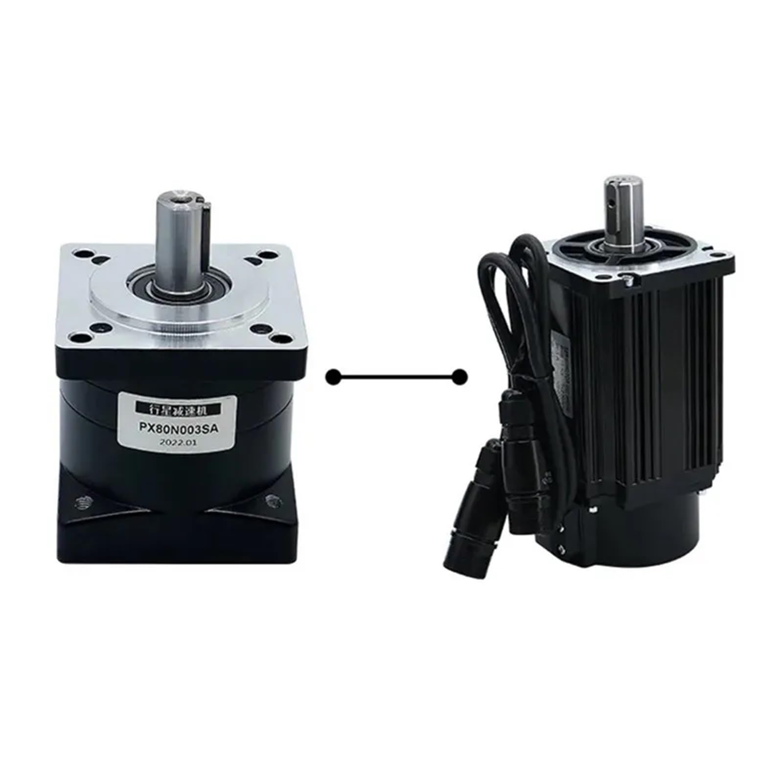 Reductor de Velocidad de Engranajes planetarios PX86 PX80 con relación 3,25:1, 4:1, 5:1 y 6:1, Motor servo Paso a Paso sin escobillas NemaNema32.(3.25 TO1-PX80 FOR 80 SERVO)