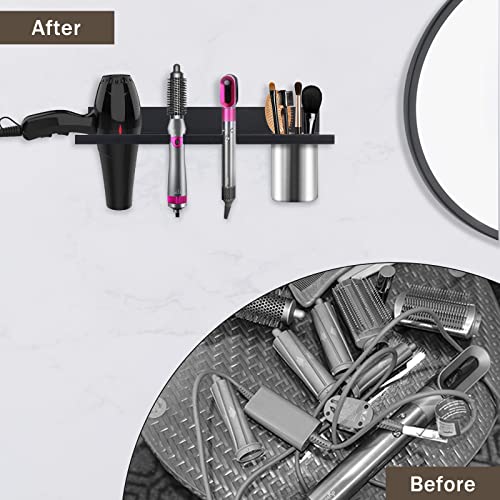 Seashpea Hair Tool Organizer Wall Mounted thumb #2