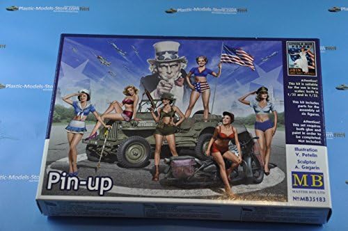 PRETTY, NICE, US GIRLS Pin-Up 6 fig. 1/35 MASTER BOX 35183 by Masterbox
