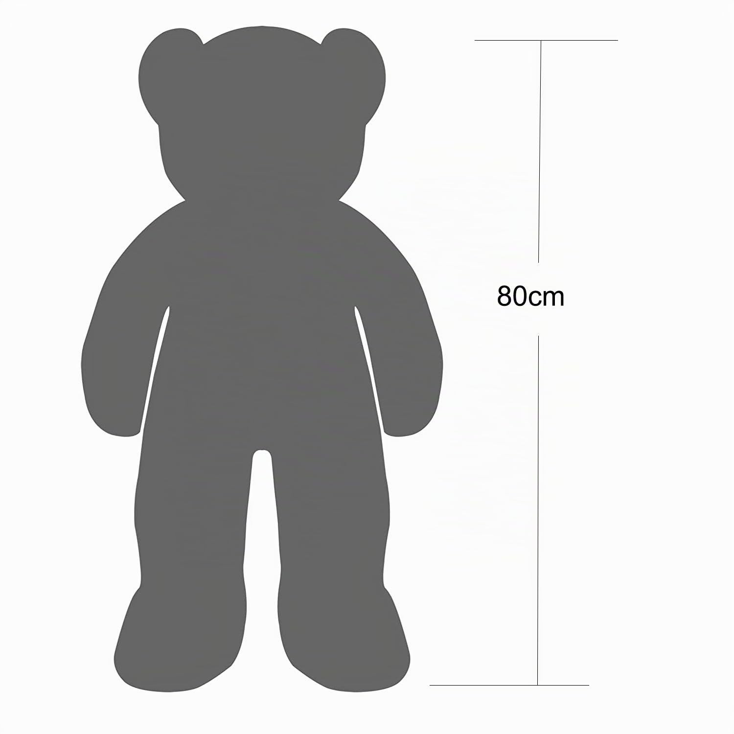 YunNasi Orso di Peluche Gigante Orsacchiotto Gigante | Morbido Peluche Giganti Bianco XL Bianca