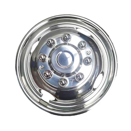 Image of 4pcs 16 inch Polished Stainless Steel Wheel Simulators for Chevy GMC 3500