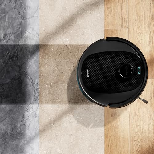 Cecotec Robot Aspirateur et Laveur de Sols avec Base d'Autovidage Conga Y80. Navigation Laser et IA, Puissance d'Aspiration 13000Pa, Base avec Réservoir de 2,5L, Autonomie jusqu'à 220 m², App 3.0