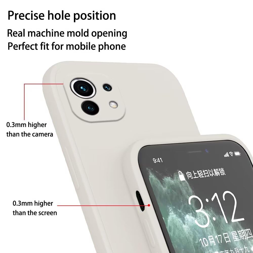 EASSGU TPU Hülle Für Xiaomi MI 11T / 11T Pro – Weiches Silikon, Lavendelgrau – Stoßsicher & Leicht Zu Reinigen