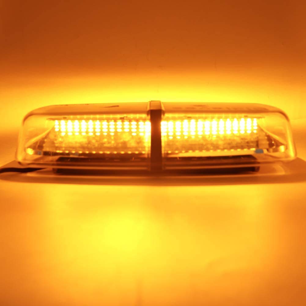 Amazon Co Jp Didieyes Led回転灯 30 5cm 42w 高輝度 防水 車載用 マグネット脱着式 道路維持作業用自動車に対応 黄色 産業 研究開発用品