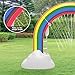 Rainbow Sprinkler Toys, Outdoor Inflatable Pools Summer Fun Spray Water Toy, Outside Backyard Family Water/Birthday Party Toy for Children Infants Toddlers,Boys, Girls 3 4 5 6 7 8 Year Old