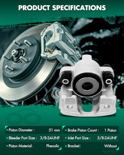 Image of SCITOO - Rear Disc Brake Calipers Assembly w /o Bracket For Ford,For Lincoln Models - For Blackwood,For Expedition,For F-150,For F-150 Heritage,For F-250,For Navigator,For Town Car 18-4678 18-4679