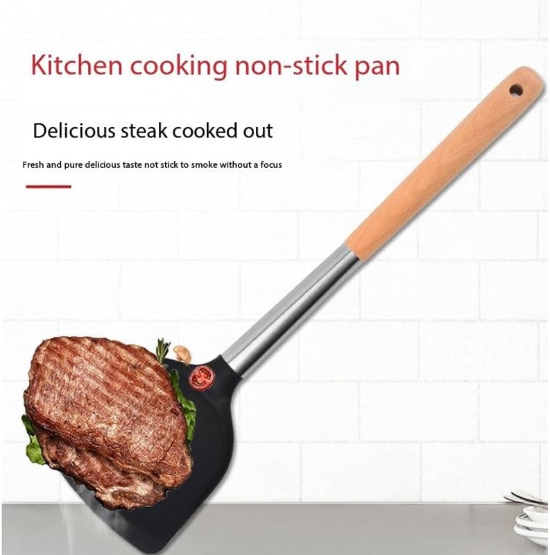 Leaky Chinese Silicone Spatula Non Stick Cooking Kitchenware Frying