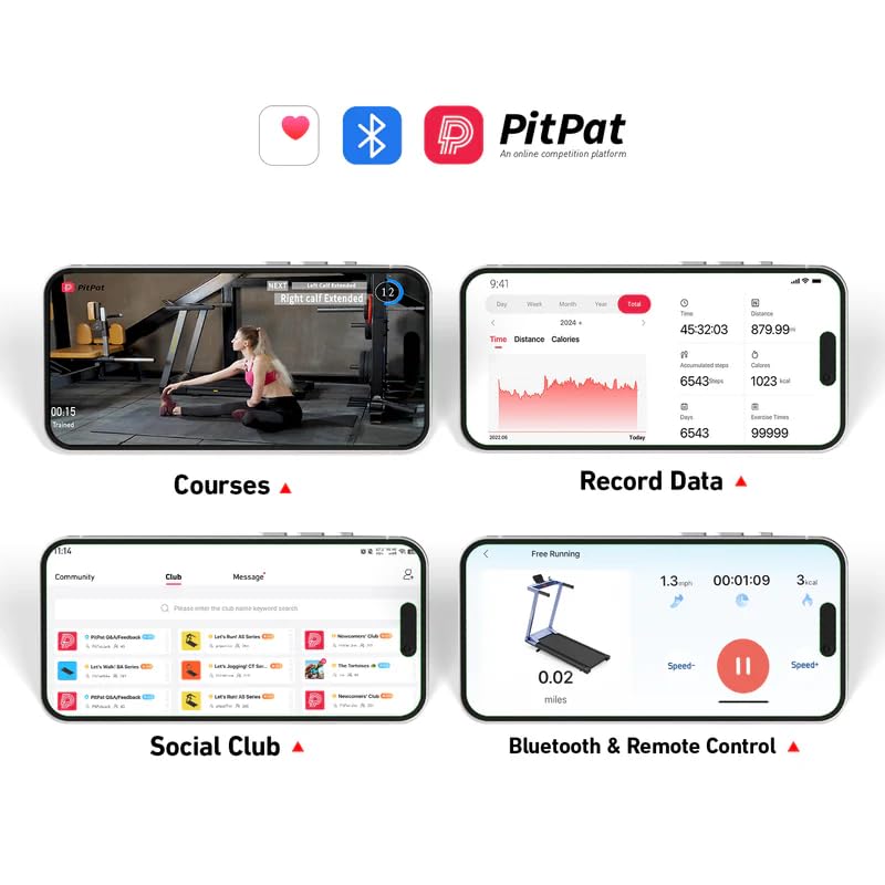 deerrun treadmills for home with incline and handles 30 hp foldable treadmill for small spaces folding running machine with smart app