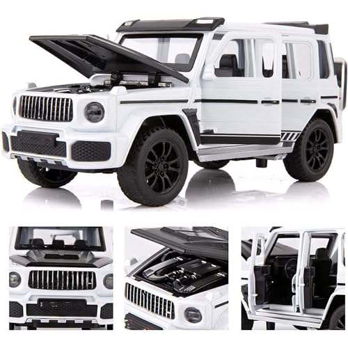 Image of Darvice G Wagon 1:32 Scale Diecast Metal Toy Car For Kids Die Cast Pullback Toy Car With Openable Doors Light Music Best Toys Gifts Toys For Boy - Multicolor