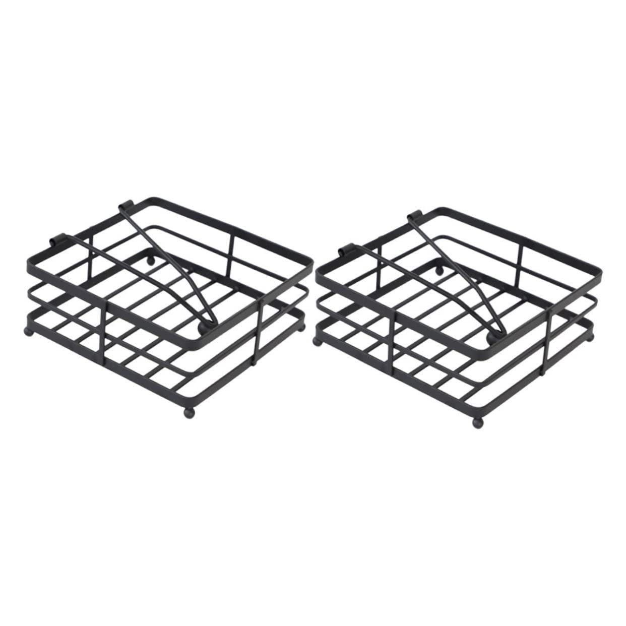 Portatovaglioli Moderno, Portatovaglioli in Metallo per Tavolo, Maniglia di Sollevamento Dispenser di Tovaglioli di Carta Quadrati Moderni Ed Eleganti