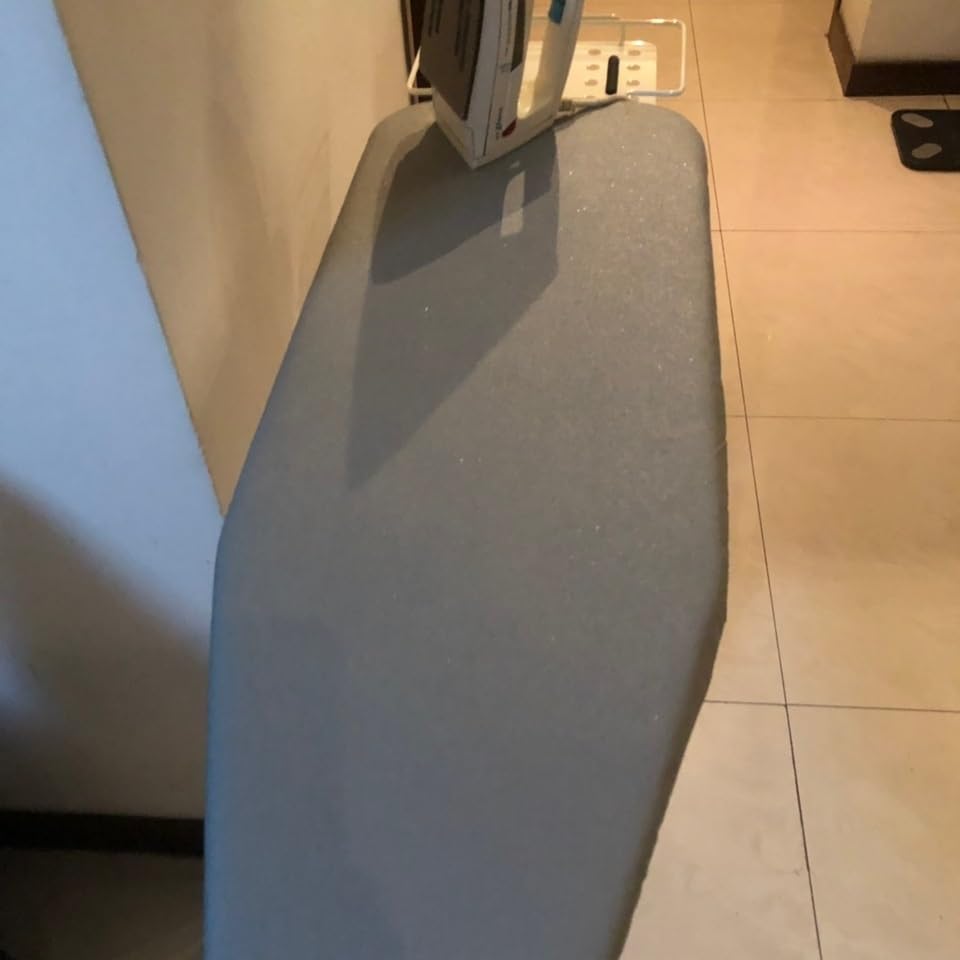 Planche à repasser large 100x40 cm avec plateau rétractable et support stable