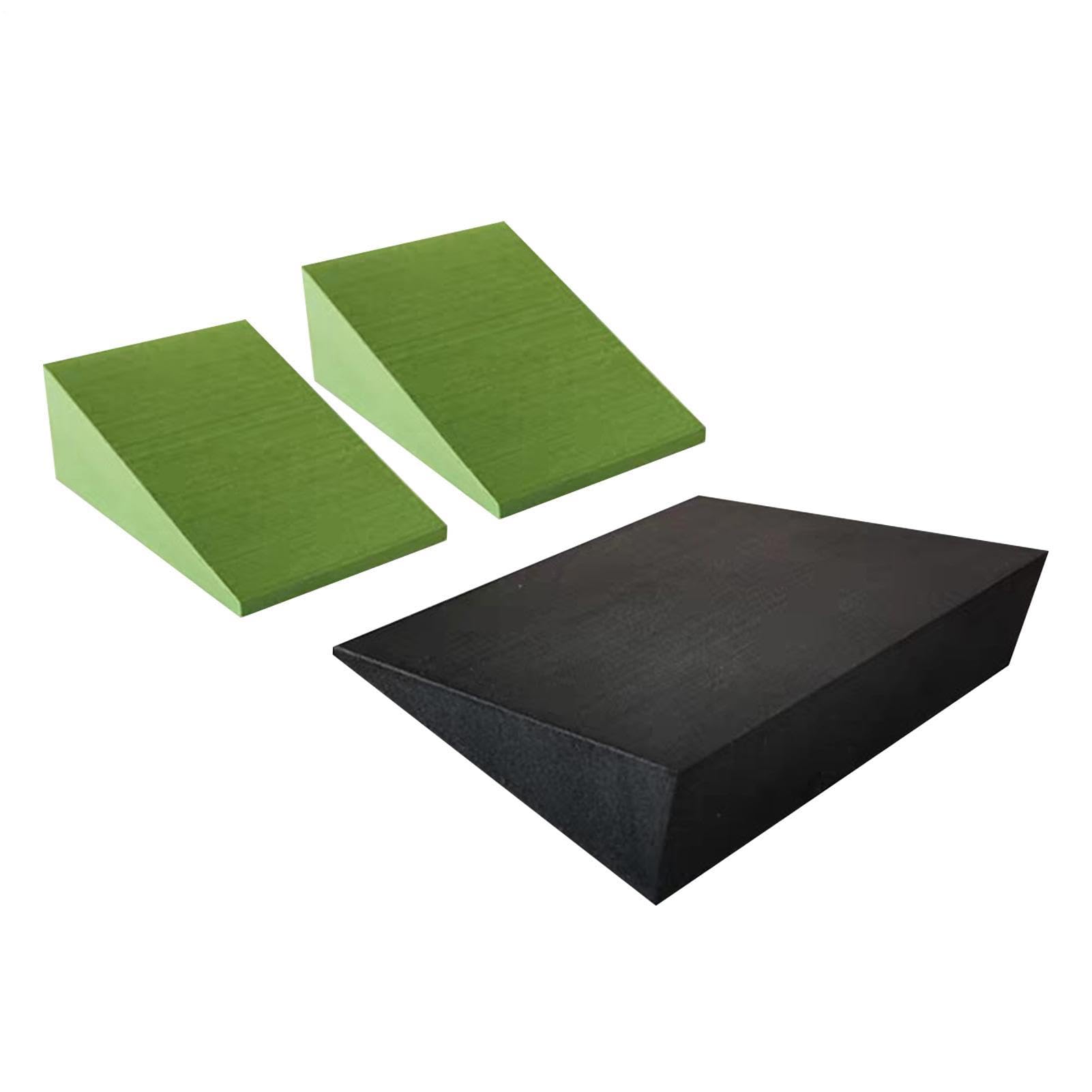 Yoga Foam Wedge, Calf Stretch Slant Board, Squat Wedge Incline Block, Back Support, Non-Slip Footrest Cushion, 3.54/4.72 inches Physical, Support for Home Gym and Seniors