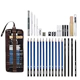 ♥ Leinentragetasche - Komm mit einem tragbaren Rollengehäuse, die für eine einfache Speicherung und Organisation der Bleistifte, Radiergummis und andere Gegenstände ermöglicht. Der Fall hat auch einen Riemen, der es wirklich bequem macht trägt ..