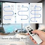 Window Cleaning Robot 5600Pa Strong Suction Automatic Glass Cleaner with 3 Cleaning Modes, 6.2cm Ultra-Thin Window Cleaner Robot for High-Rise Homes/Offices