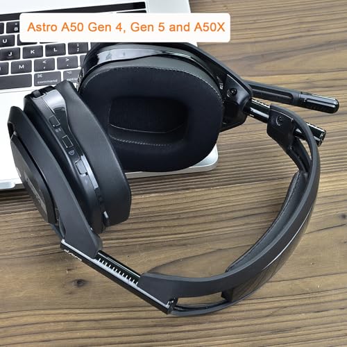 Defean Earpads para Astro A50 Gen 4, Gen 5 y A50X (Cooling Gel Silky) | Kit de Modificación Almohadillas y Diadema, Espuma de Alta Densidad con Cancelación de Ruido Mejorada, Grosor Añadido miniatura 7