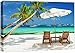 wall26 - Tropical Vacation at The Beach - Canvas Art Wall Decor - 24" x 36"