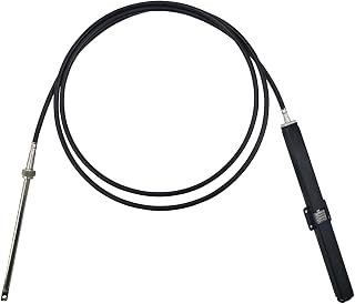 SSC13420 20Ft Mechanical Rack & Pinion Steering Cable Compatible with SB39526P,SB39544P Bezel Kits for Back Mount Steering System & SH5210P,SH5230P Helm Units Fits for SS14120,SS15120