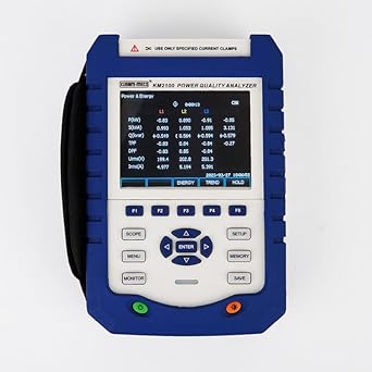 KUSAM-MECO Multifunction Power & Harmonics Analyzer KM 2100 |To Measure And Record Harmonic Distortion Data|Conveniently Operated| 1 Year Warranty