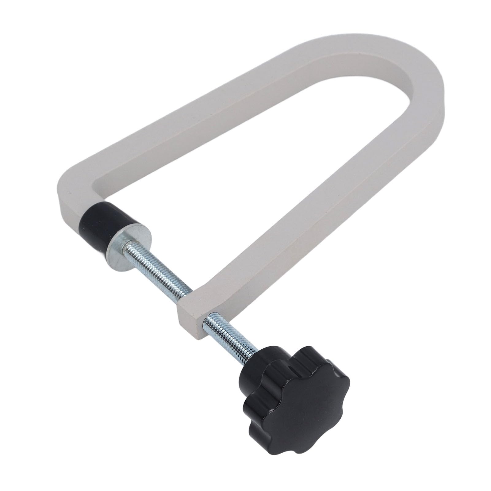 Abrazadera de Puente de Guitarra Acústica,Abrazadera en U de Garganta Profunda,Herramienta de Reparación de Acero Resistente para Guitarristas Luthiers (R258 Gris)