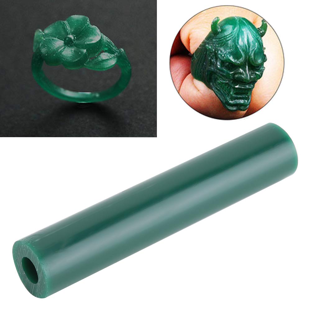 Tissting Tubo di cera per gioielli, tubo per anello di cera per intaglio Creazione di gioielli Strumento per iniezione di tubi per sculture intagliate per anelli artigianali Mak