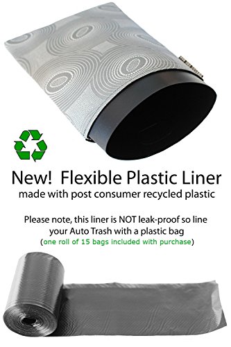 Auto Trash (Arrows - Light Grey) By The Mod Mobile - Car Trash Bag Litter Bag Garbage Can For Your Automobile #TOP1