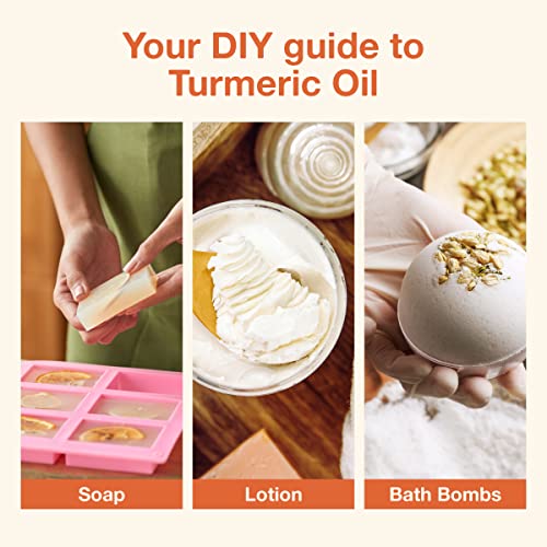 Kukka Turmeric Oil For Skin - 100% Natural Turmeric Essential Oil For Diffuser - Turmeric Oil For Face, Hair, Aromatherapy, Bath Bombs, Soaps And Candles - Turmeric Oil For Pain (0.34 Fl Oz) #TOP6