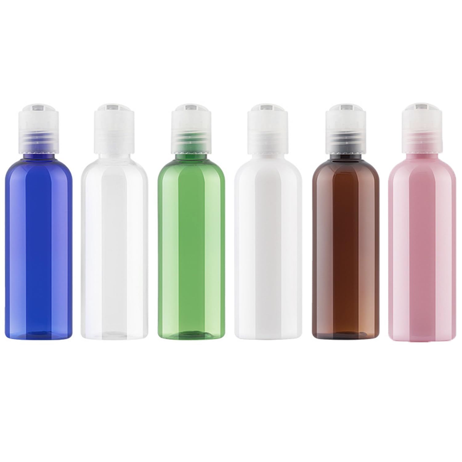 anzewe6PCS 100ml Leak-Proof Travel Bottles Set for Toiletries - Portable, Refillable Squeeze Bottles for Shampoo, Conditioner, Lotion | Travel Containers | Essential Travel Accessories for Vacations