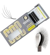 SEEDEW Petal 5D Lash Extensions, 0.07mm D Curl MIX8-15mm 12 Rows/Tray, Shorter Sides NEW, W Shape...