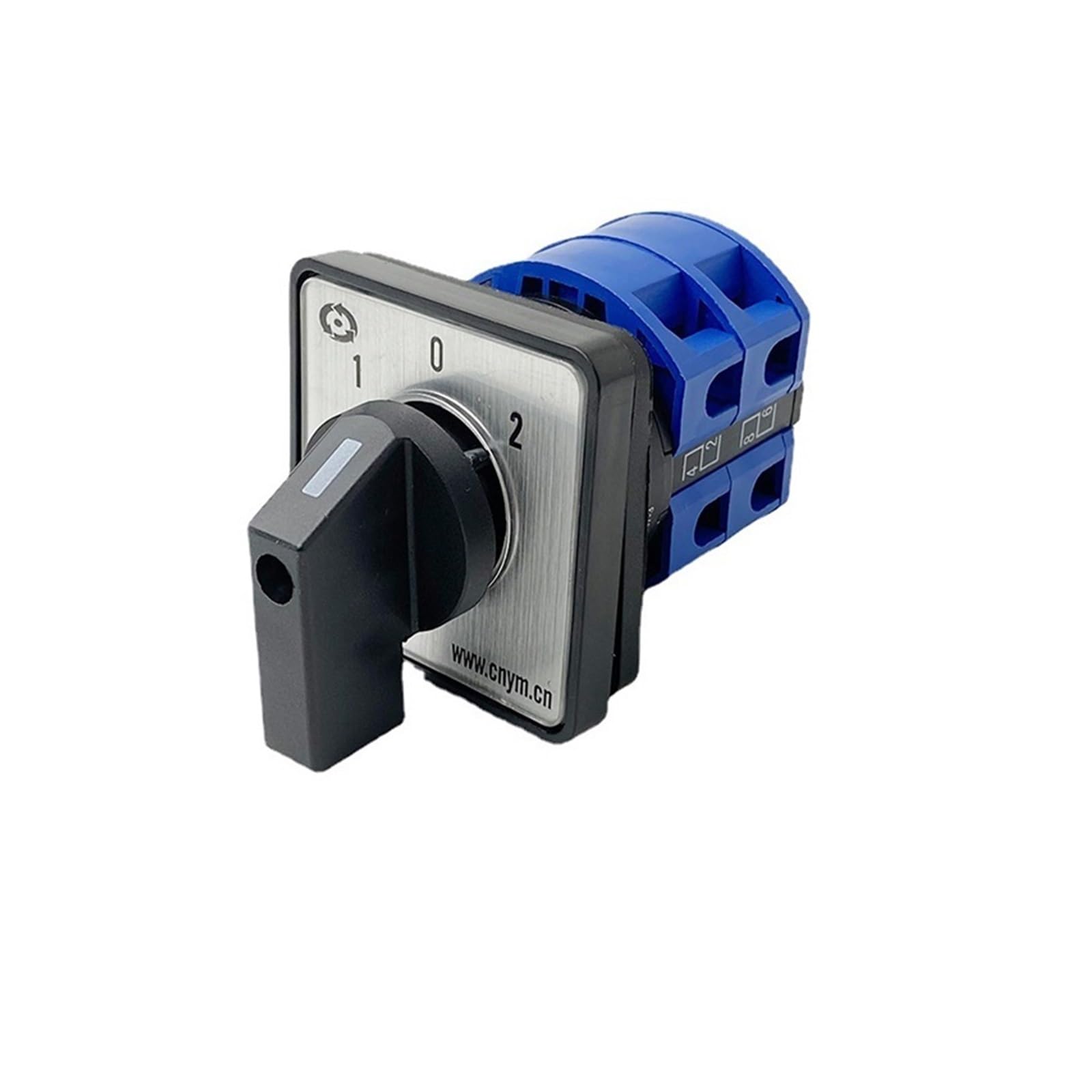 YAPOLQTNM YMW26-25/2 Rotating Selector 25A 2 Poles 3 Position Control Motor Circuit Changeover LW26 LW28 LW39B Cam Switch(0-1)