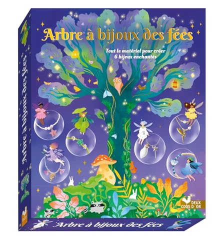 Arbre à bijoux des fées - coffret avec accessoires