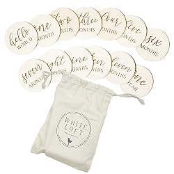 simple baby milestone cards