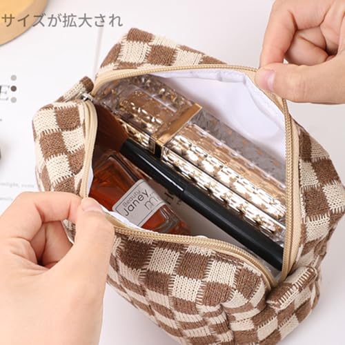 Image of Pencil Case Pencil Pouch Cute Pen Holder Aesthetic Pen Bag Coin Pouch Cosmetic Bag Office Stationery Organizer for School College and Travel (Blue black)