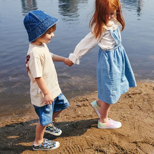 Image of EUXTERPA Toddler Water Shoes Boys Girls Summer Shoes | Kids Sandals Boys Girls Lightweight Slip On Shoes Children Breathable Quick Dry Pool Beach Sneakers