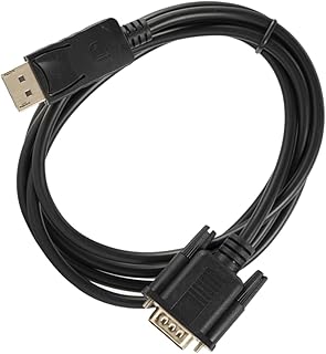 Hoement Conversion Cable to Vga Cable for Projector Vga to Displayport Adapter Vga Cable Displayport to Cord Displayport to Adapter Cable for Monitor Copper Core Adapter Cable Gilded