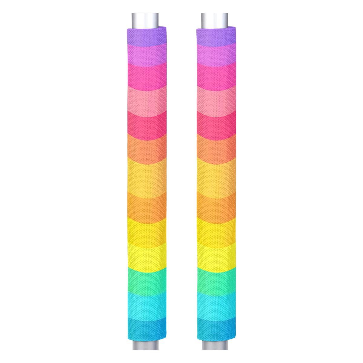 Refrigerator Door Handle Covers Set of 2 Gradient Rainbow Colors Washable Fridge Dishwasher Mocrowave Oven Stove Decor Protector Handle Cover Keep Kitchen Appliance Clean from Food Stains Decorate