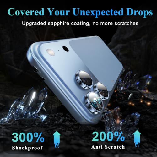 Image of Lensarmor Compatible with Iphone 18 Pro / 18 Pro Max Camera Lens Protector Glacier - Premium 9H Tempered Glass, Military-Grade Protection, No Flash Interference & Case-Friendly Design