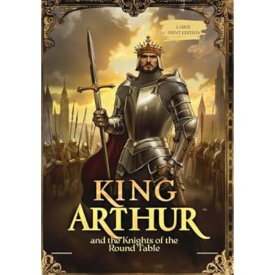 KING ARTHUR AND THE KNIGHTS OF THE ROUND TABLE (LARGE PRINT EDITION)