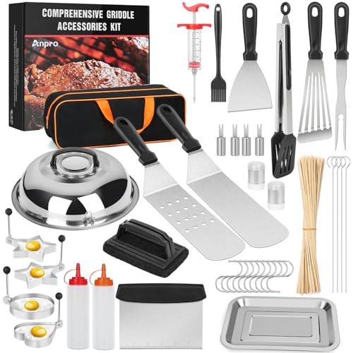 Griddle Accessories Kit, 139Pcs Stainless Steel Set for Blackstone and Camp Chef