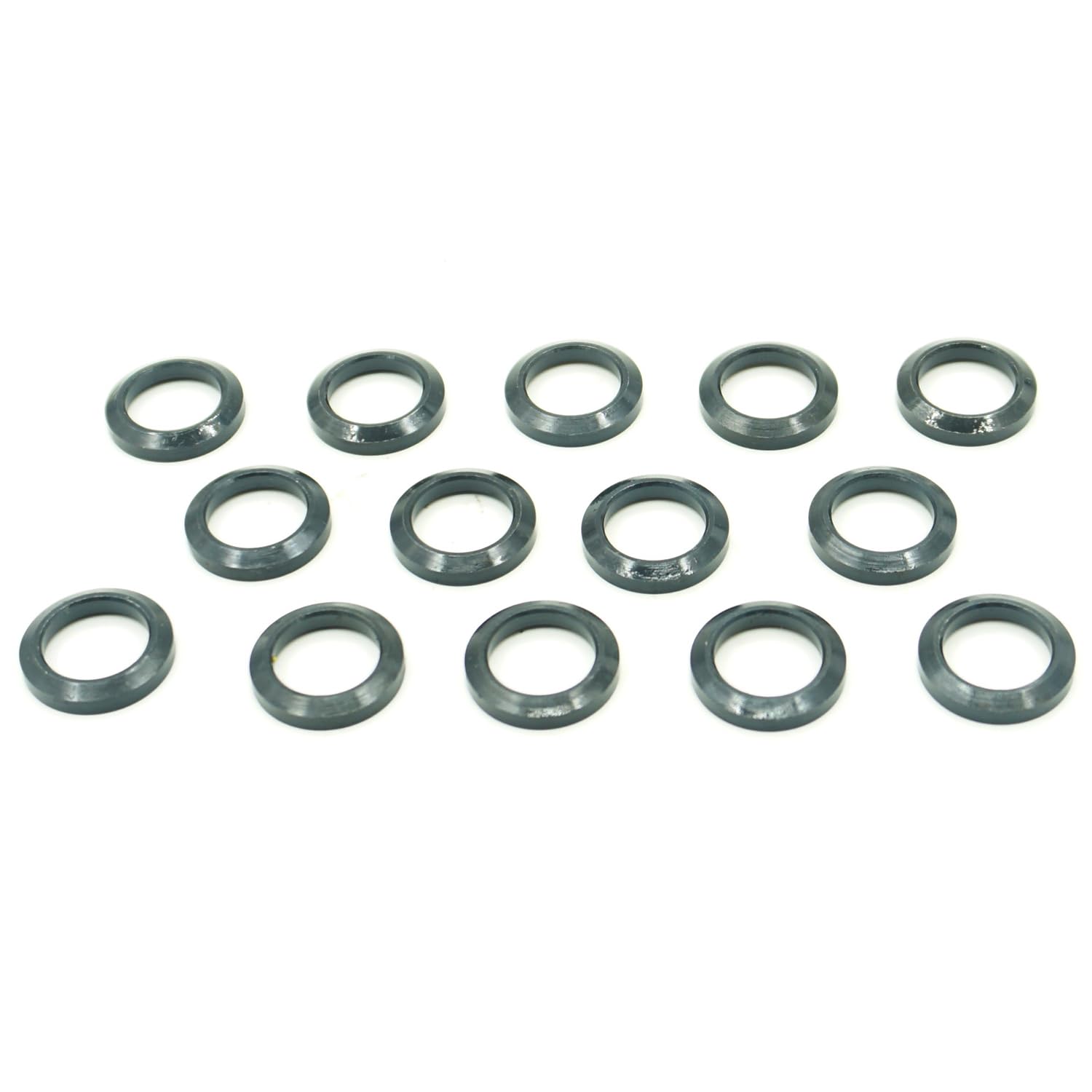 AOOHYEO1/2x28 Outer Tube Crush Washers -. 223 Iron 556 Thread Flash Brake Washers（Pack of 14）