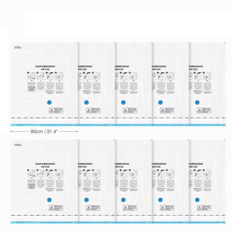 Vakuumierbeutel 10 stücke Verschiedene Größe Vakuum Lagerung Taschen Space Saver Tasche for Reise Hause Kleidung Komprimiert Organizer(Jumbo-10pcs)