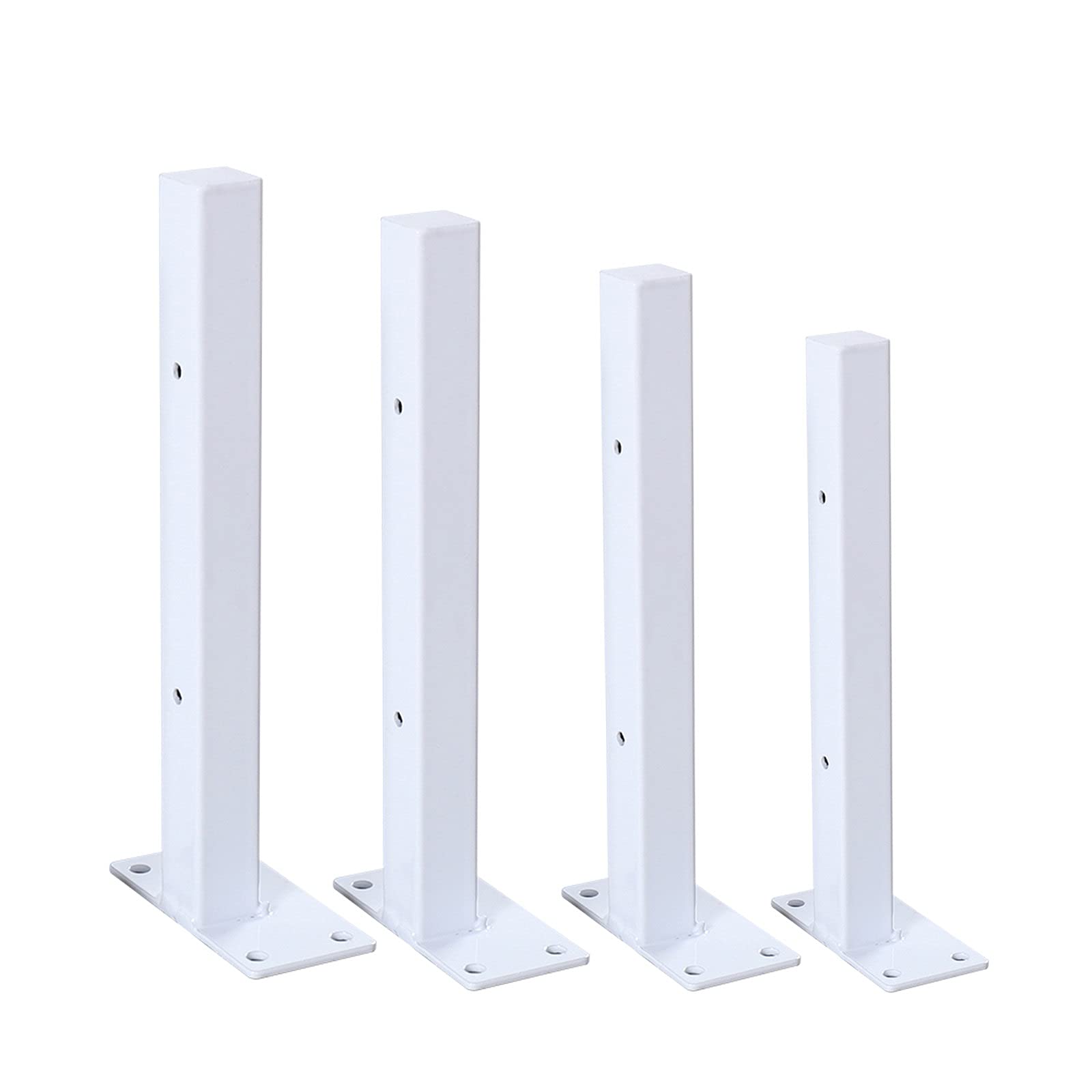 LIGUOYI 4Pcs Wandregalhalterung, Schwerlast-Konsole, Schwimmende Regalhalterung, Stahl Massiv, Für KleiderbügelSchuhregal, Wandmontage, Bodenträger Wandregal Mit Schrauben, Regal-wandhalterung